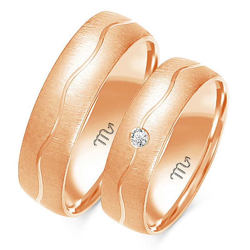 Obrączka ślubna O-42