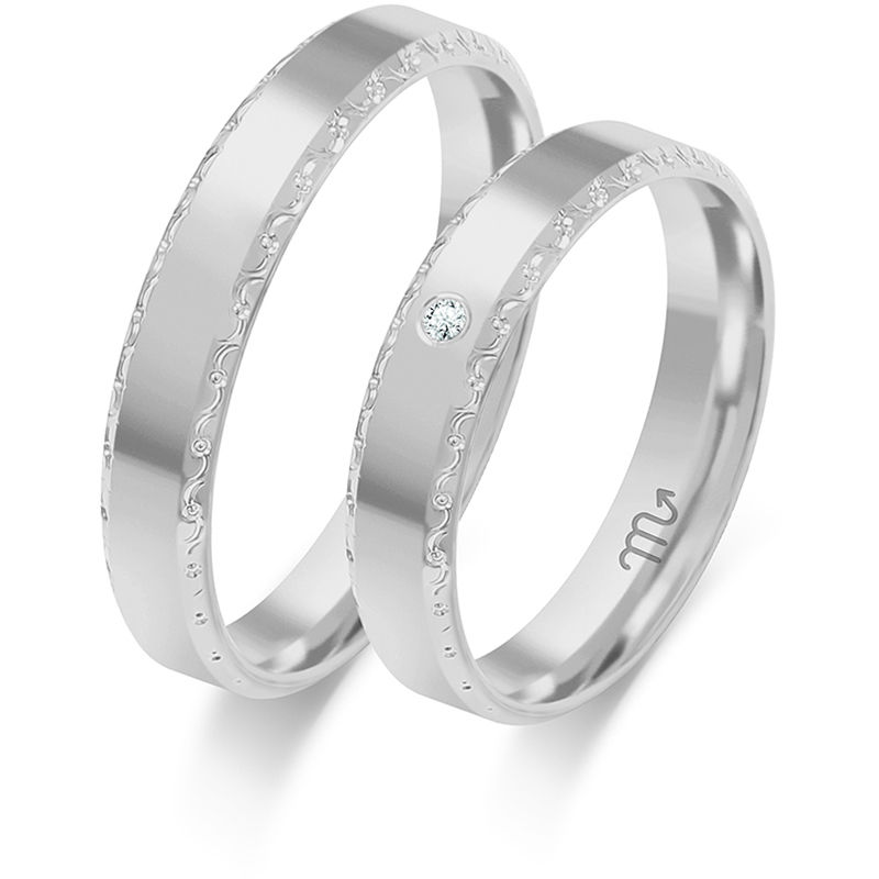 Miniatura: Obrączka ślubna A-233 Diamond