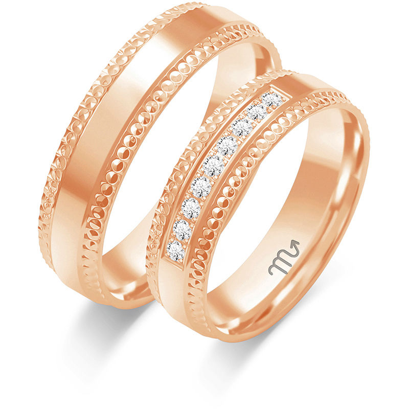 Obrączka ślubna B-115