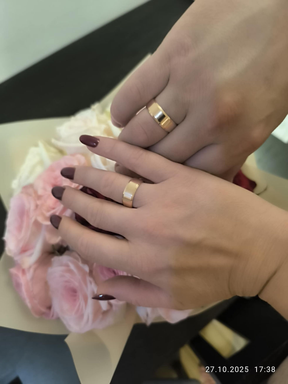 Miniatura: Obrączka ślubna A-118