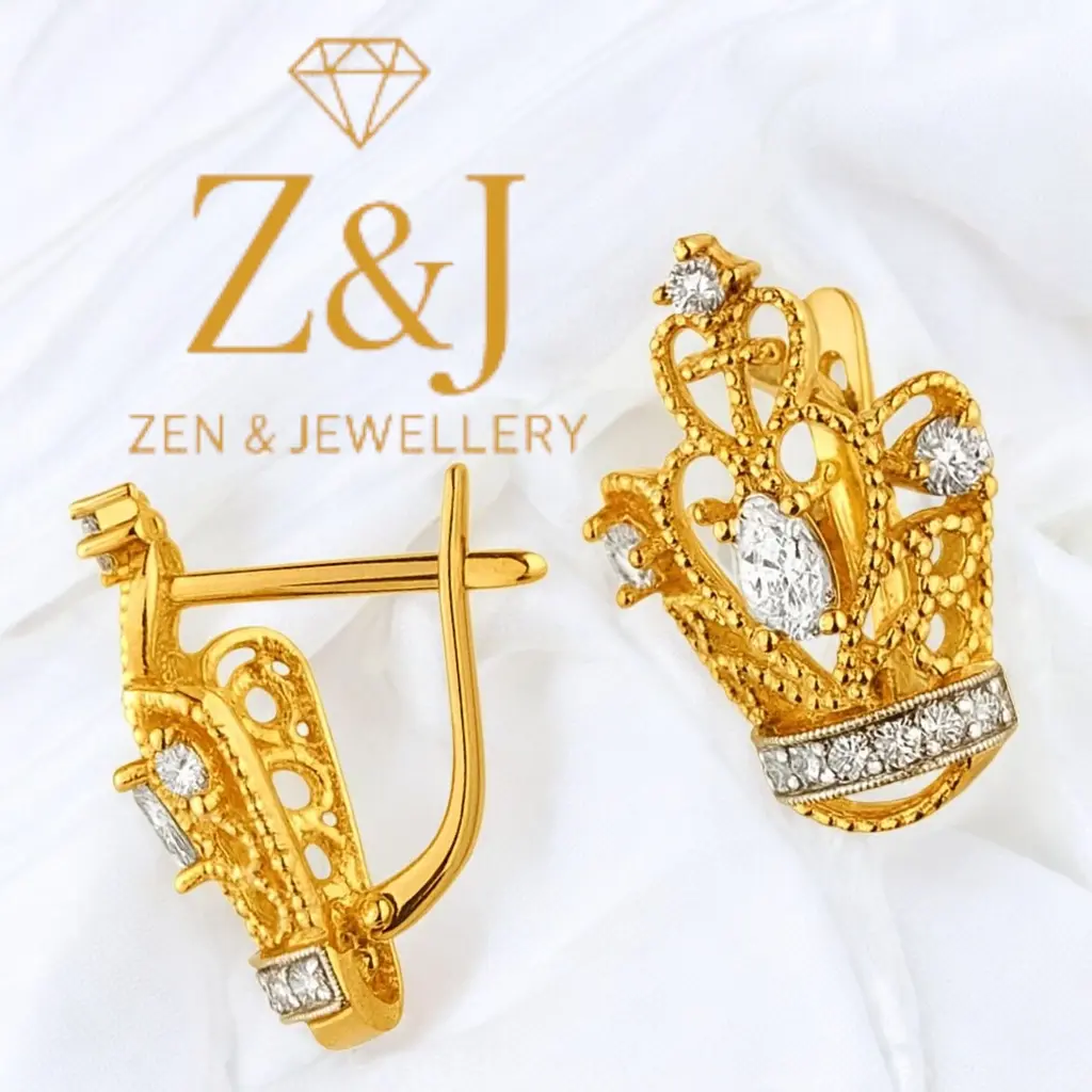 Kolczyki angielskie złote N 0343 K