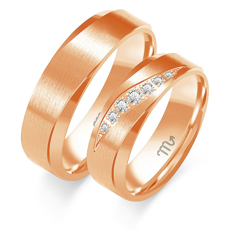 Obrączka ślubna B-217