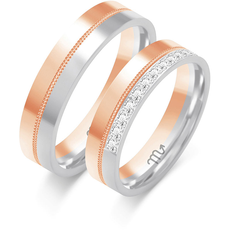 Obrączka ślubna E-134-3