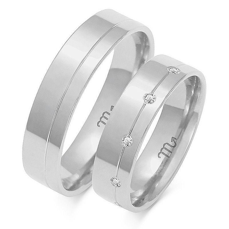 Miniatura: Obrączka ślubna OE-16