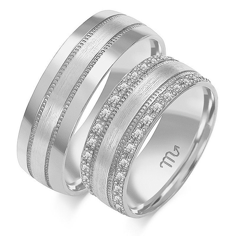 Miniatura: Obrączka ślubna OE-132