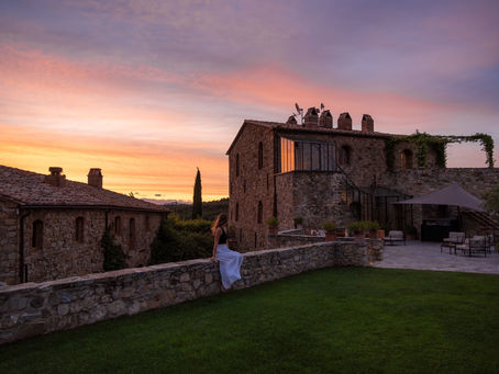 Castello di Vicarello in the Picturesque Landscape of Tuscany
