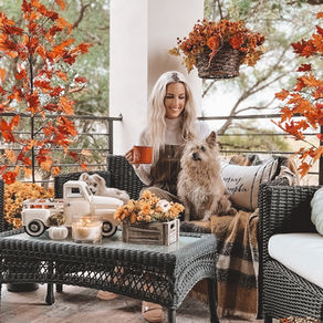 Fall Patio Makeover 
