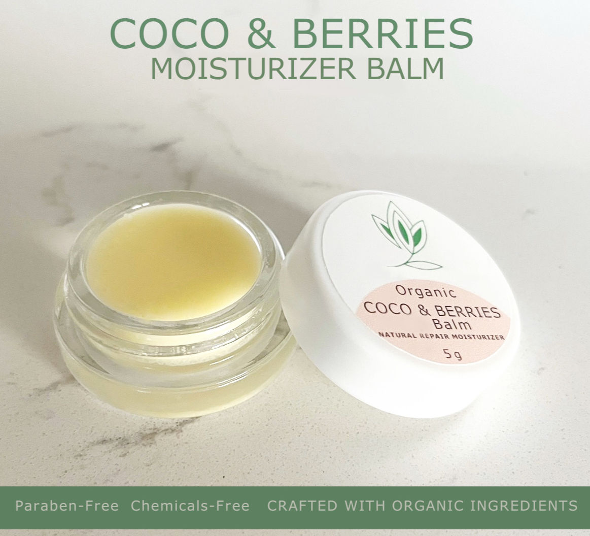 Coco & Berries -Plump lip balm - Moisturizes