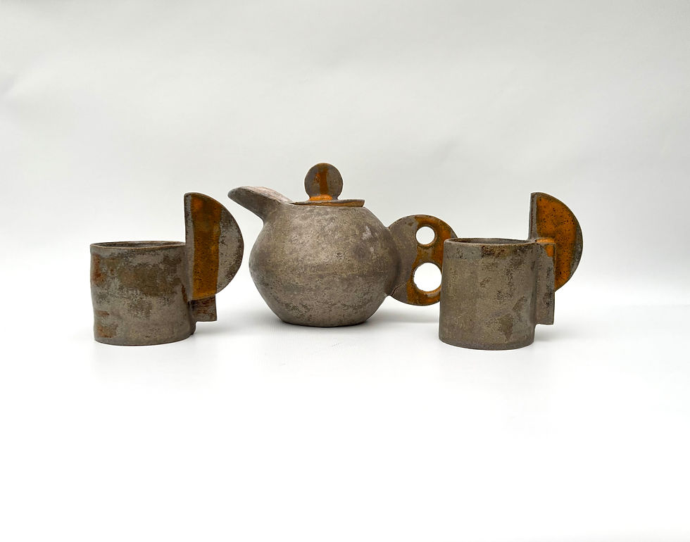 Thumbnail: Tea Pot (set 2 cups & tea pot)