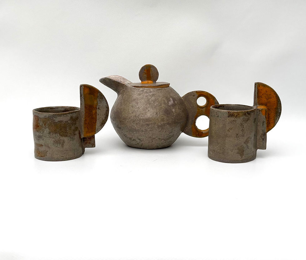 Thumbnail: Tea Pot (set 2 cups & tea pot)