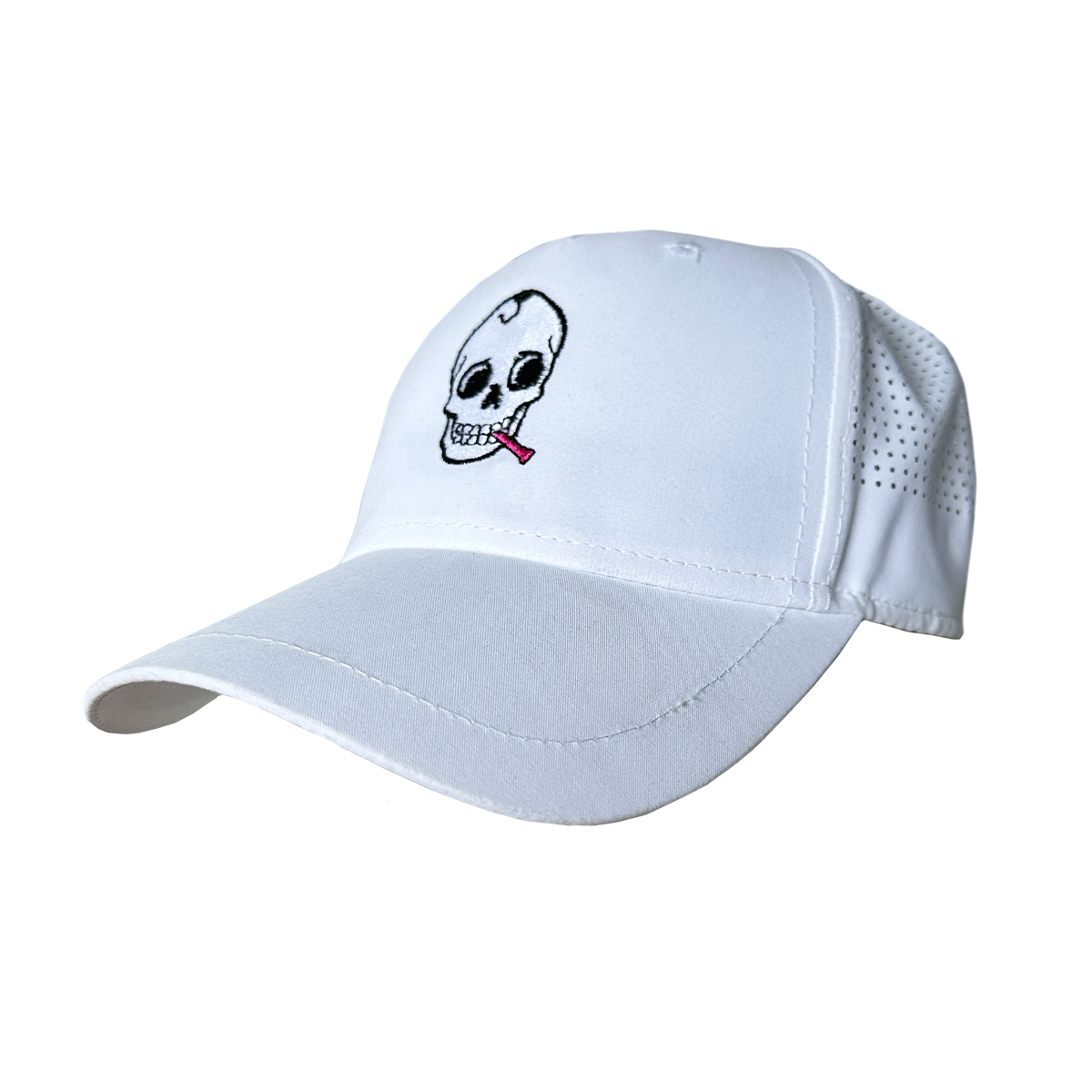 Spike Golf White Lightweight Golf Cap
