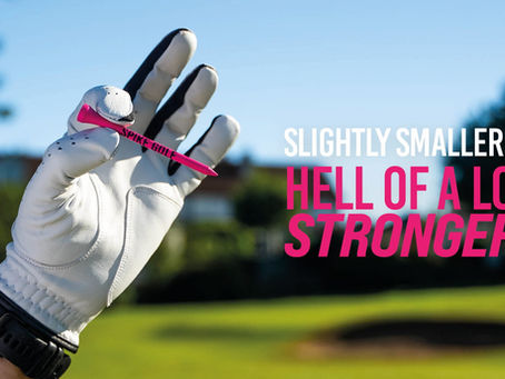 Why we've shortened our 83mm bamboo golf tee to 70mm...