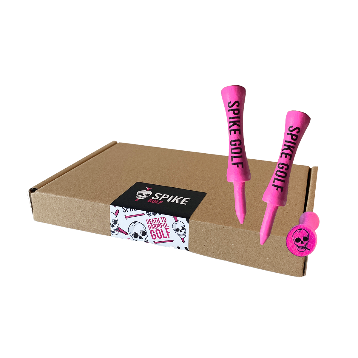 59mm Bamboo Castle Golf Tees Subscription Box