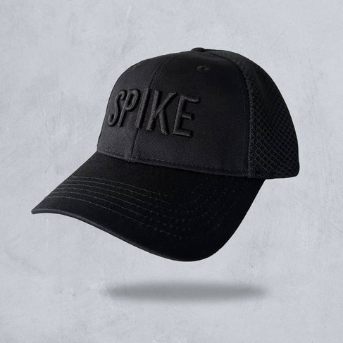 Spike Golf black golf hat