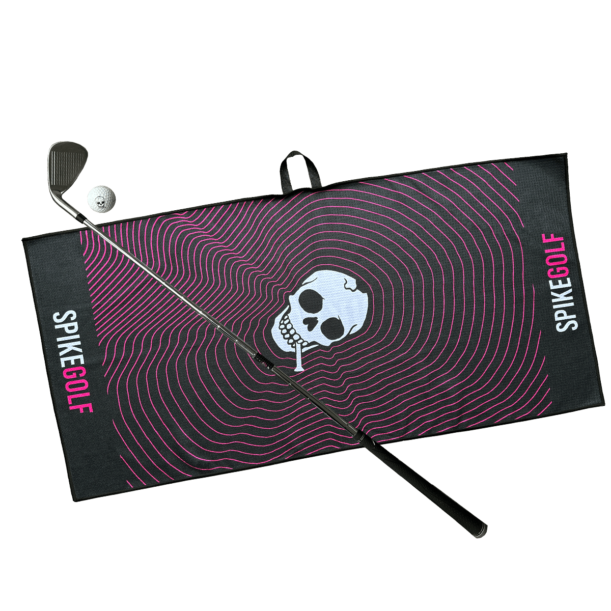Spike Golf Spikedelic Tour Towel. Fast drying, lightweight, waffle golf towel. Large tour golf towel.