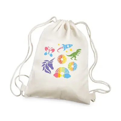 Thumbnail: 4M - KidzMaker - Stencil Backpack Printing
