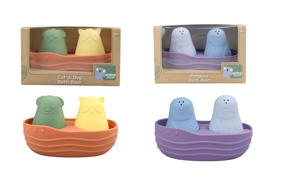 Koala Dream - Silicone Bath Boat and Animal Squirters
