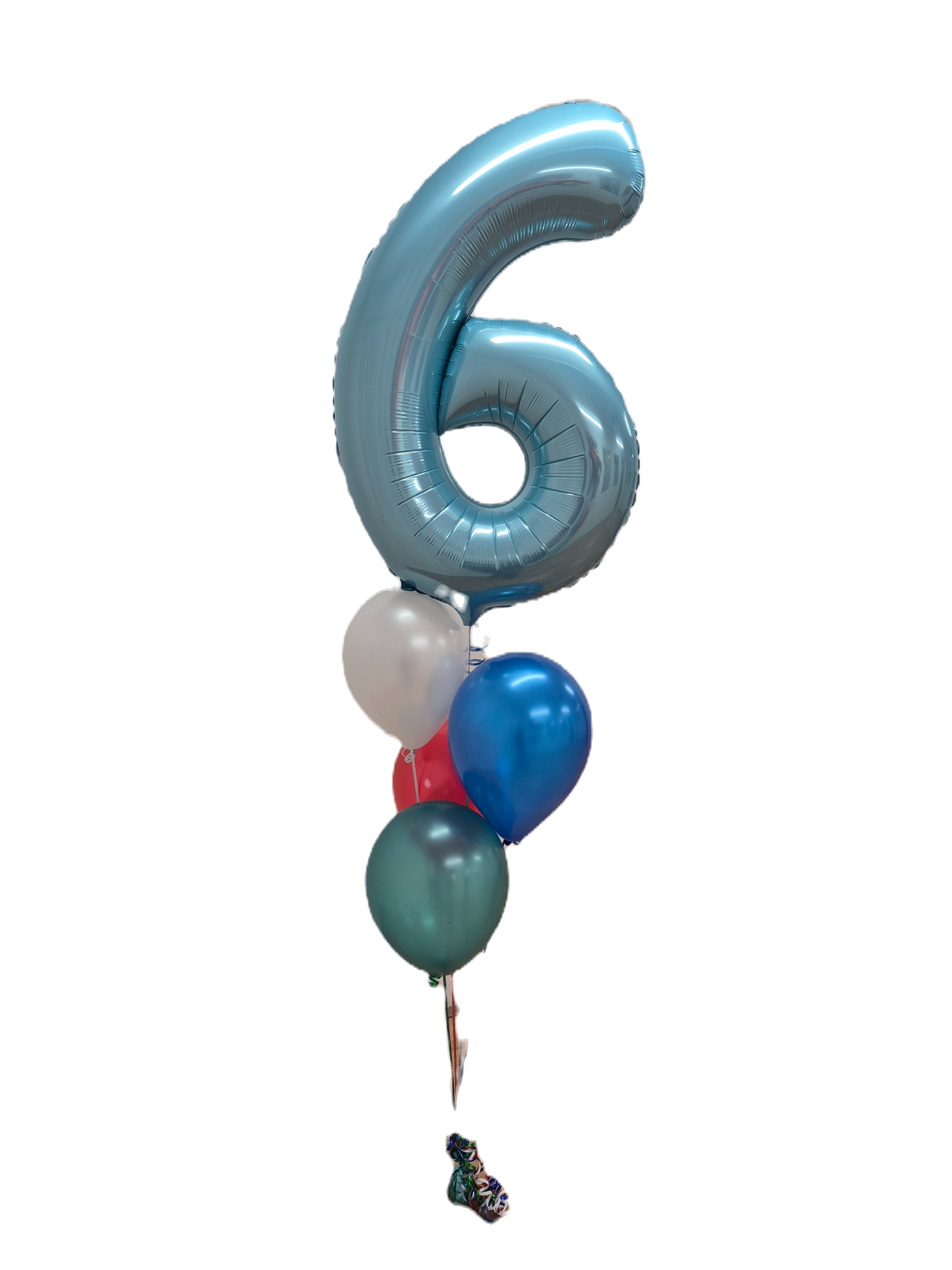 Foil Number Balloon Display