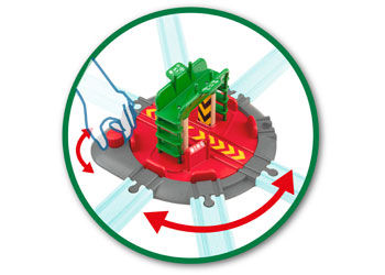 Thumbnail: Brio - Turntable & Figure Train Track 2 pieces