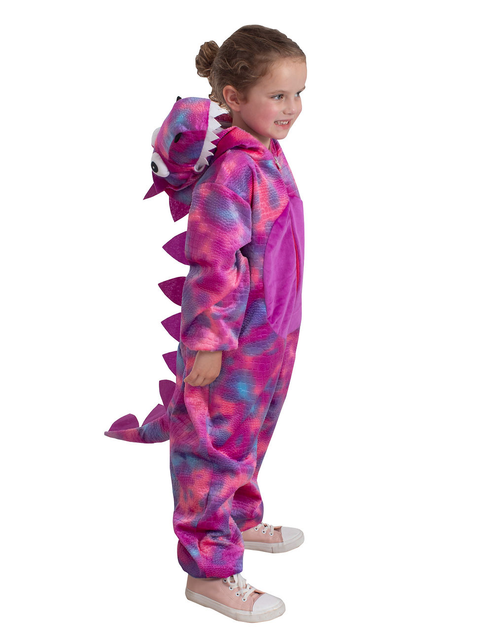 Thumbnail: Roarin' Rex Pink Dinosaur Costume, Toddler