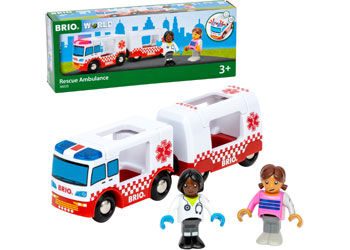 Thumbnail: Brio - Rescue Ambulance 4 pieces
