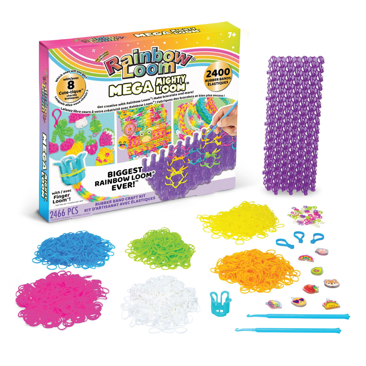 Rainbow Loom - Mega Mighty Loom (2466 pieces)