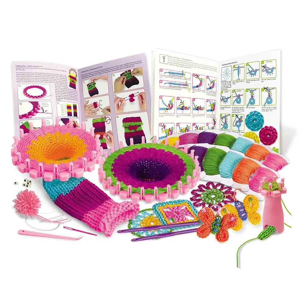Thumbnail: 4M - STEAM Powered Kids - Knitting & Crochet