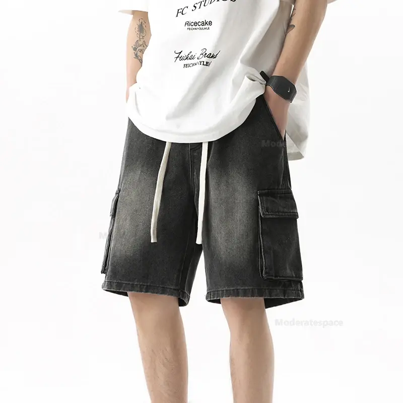 Thumbnail: Denim Shorts for Men 
