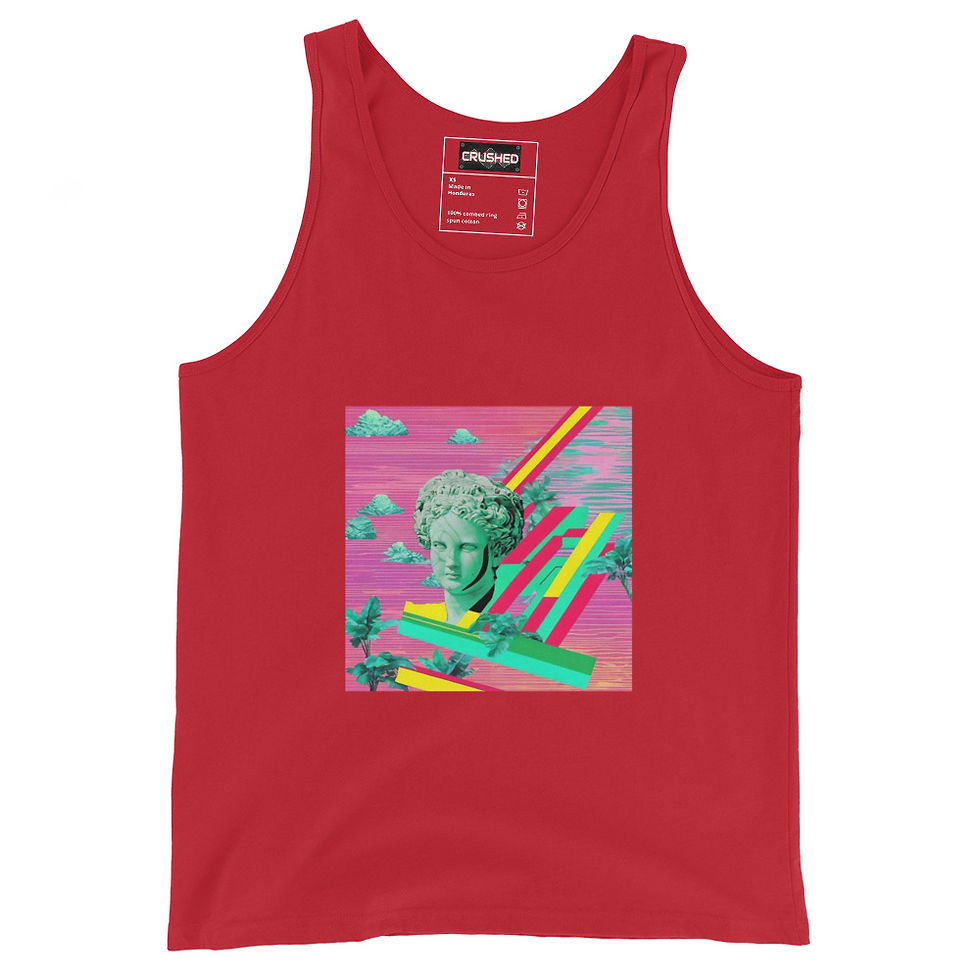 Thumbnail: Men’s Staple Tank Psychodellic Greek CRUSHED