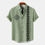 Thumbnail: Vintage Men's Shirt Ethnic Pattern 