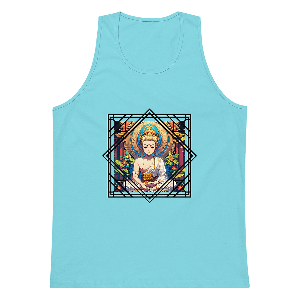 Thumbnail: Men’s Buddha premium tank top CRUSHED 