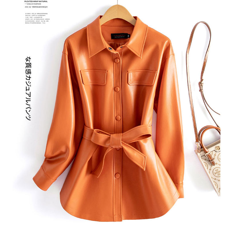 Thumbnail: Barbie Sheepskin Leather Jacket