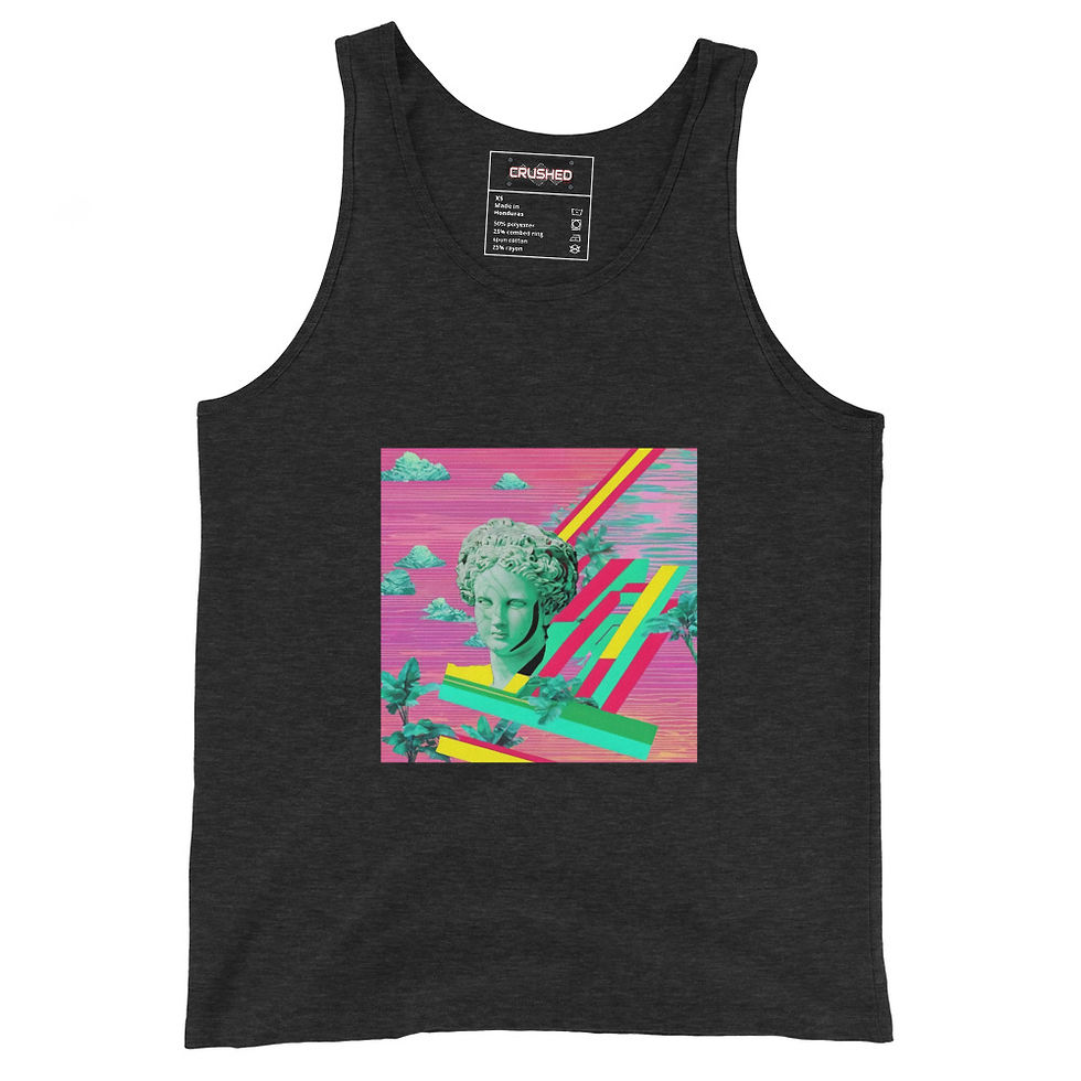 Thumbnail: Men’s Staple Tank Psychodellic Greek CRUSHED