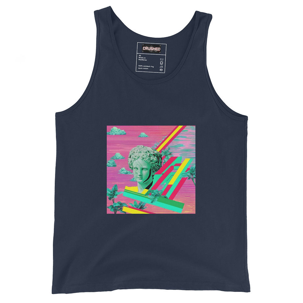 Thumbnail: Men’s Staple Tank Psychodellic Greek CRUSHED