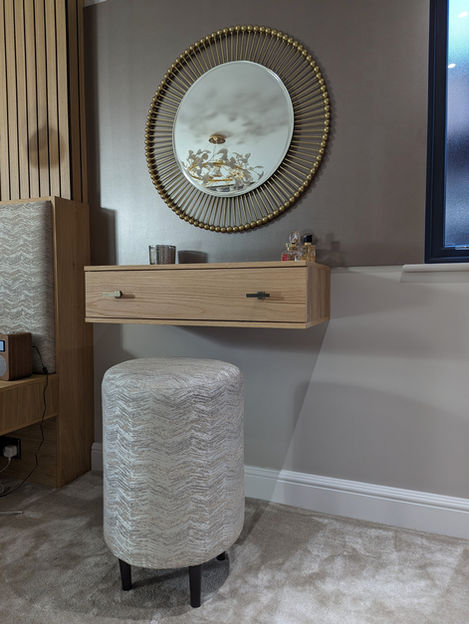 dressing table and vanity stool