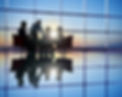 Group of Business People Meeting in Back