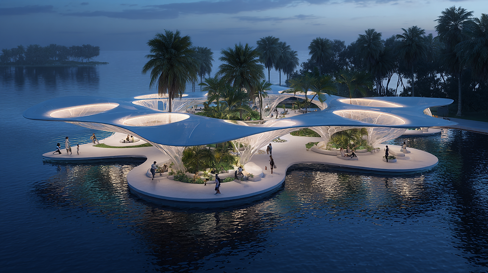 sama2911_aerial_top_view_of_a_futuristic_floating_pavilion_on_4be8f27f-f31a-4f8d-9a26-f059