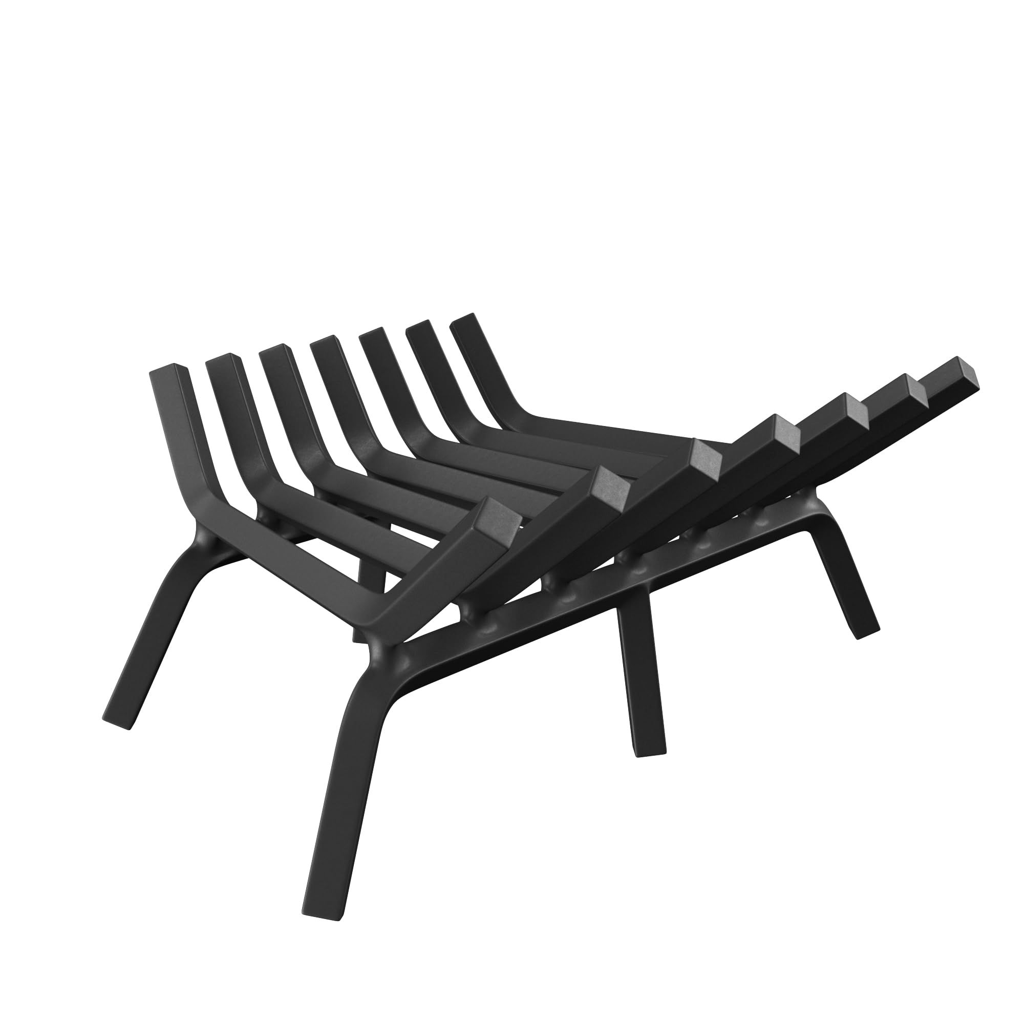 HYTXEN Fireplace Grate 21 Inch Fireplace Grates Heavy Duty Cast Iron Solid Steel