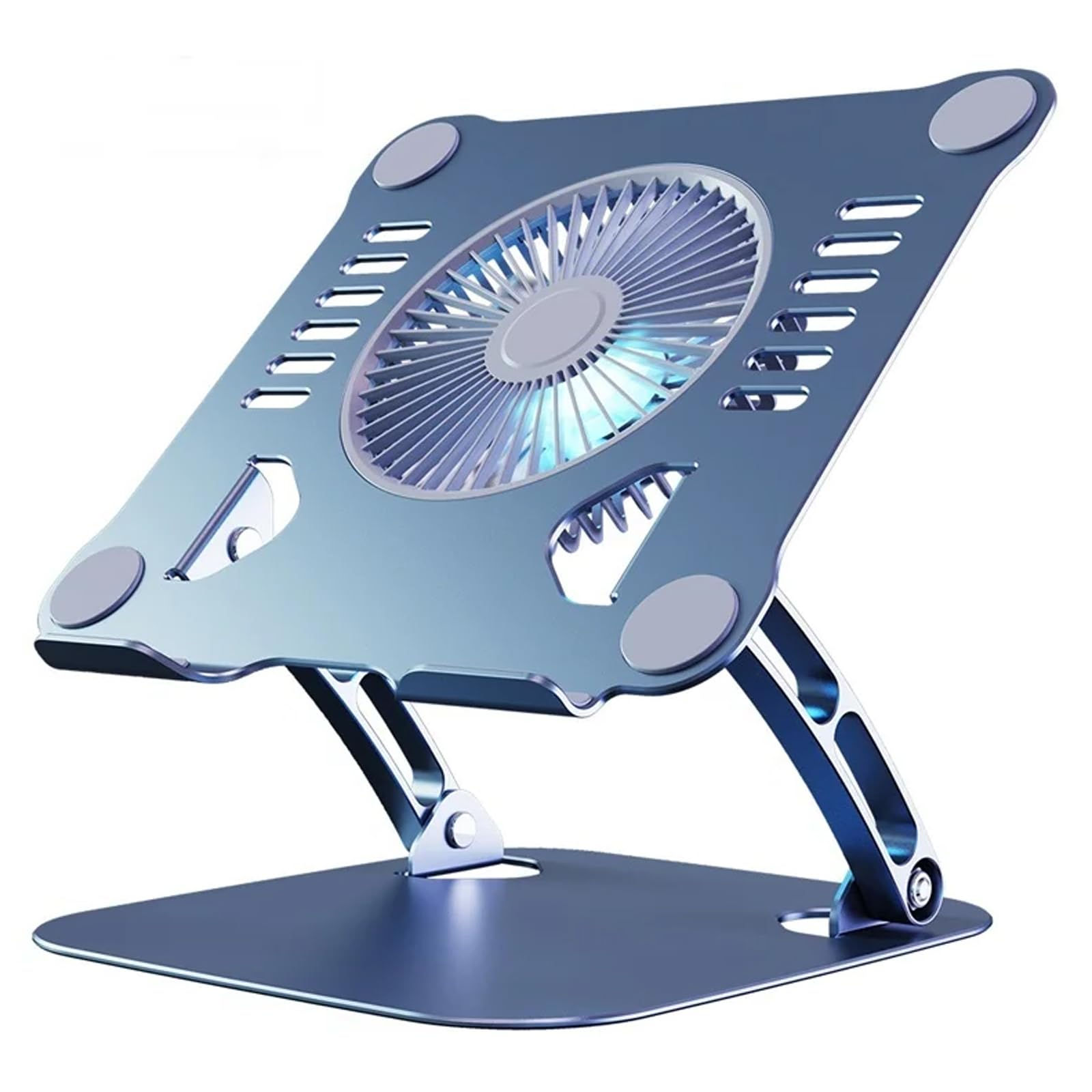 YOVDA Laptop Cooler Cooling Pad Stand - Slim Ergonimic Laptop Stand for Desk 3 S