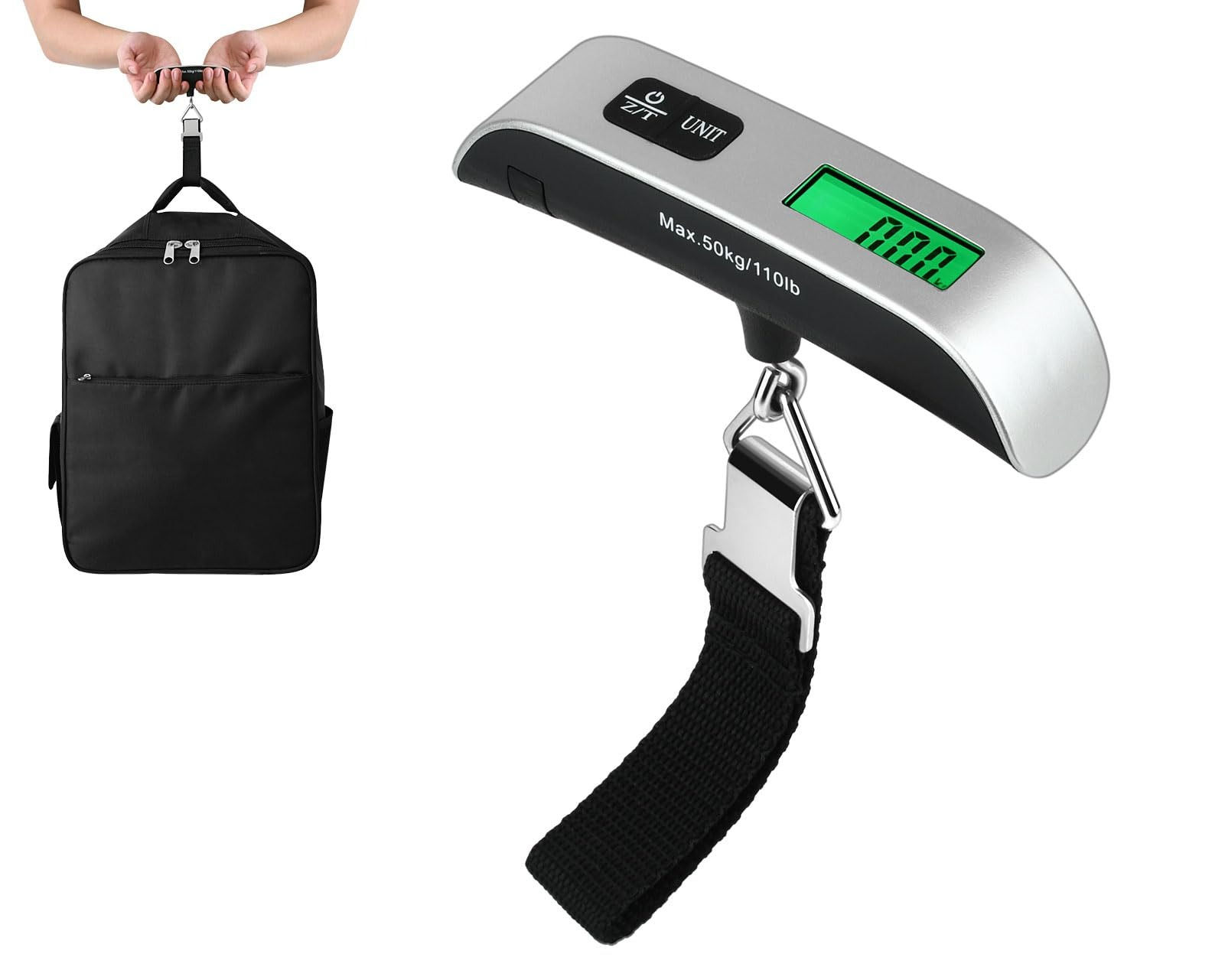 YCConcept Luggage Weight Scale Portable Digital Suitcase Scale for Travel Handhe