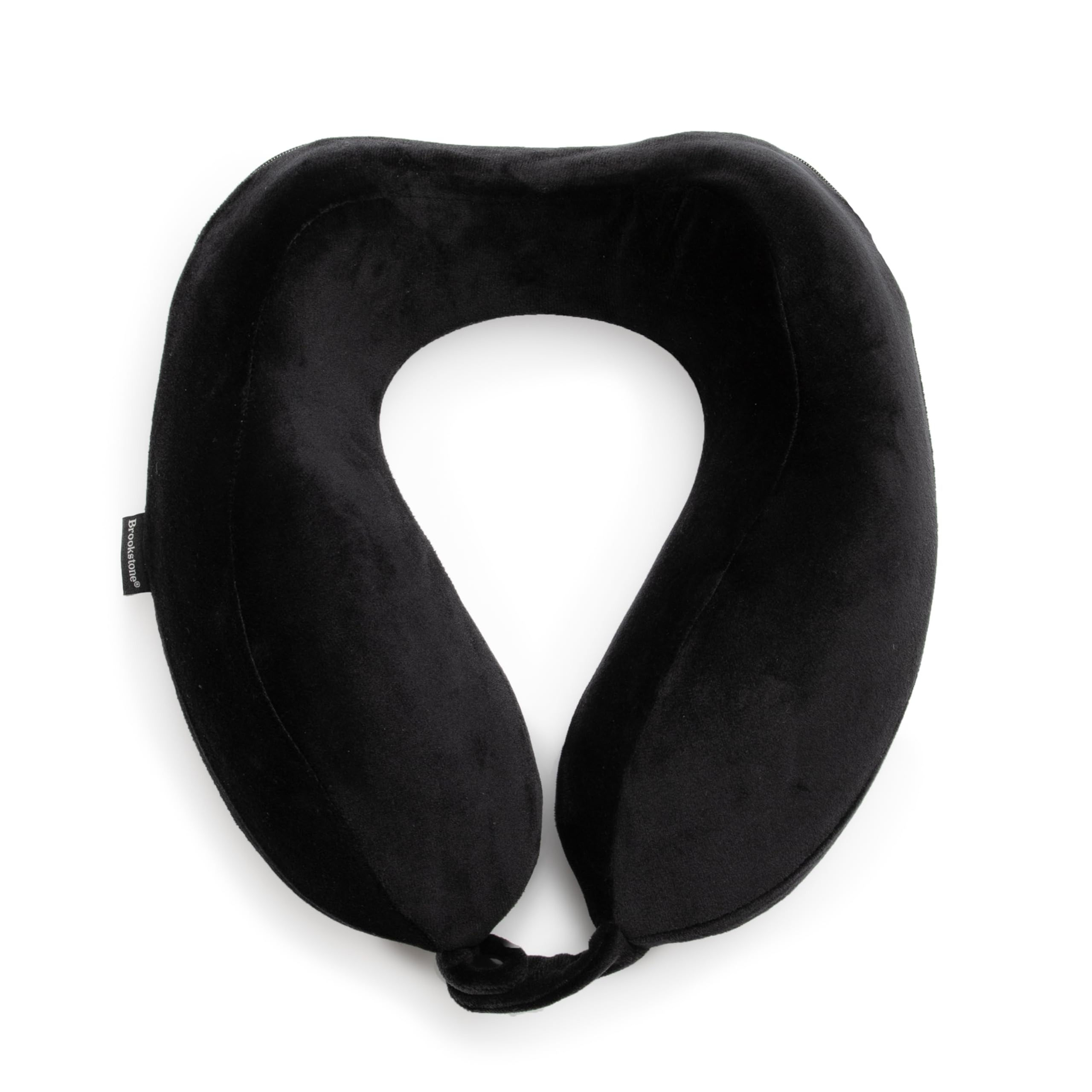 Brookstone Travel Neck Pillow - Lightweight Comfortable Contoured Head and Neck