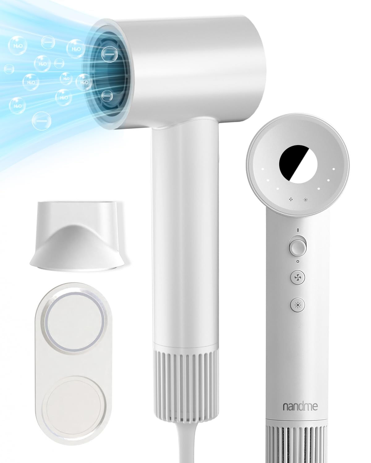 Hair Dryer 110000 RPM High Speed Blow Dryer 200 Millions Negative Ionic Hair Dry