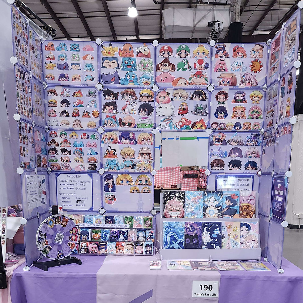 6ft table Anime Impulse Bay area