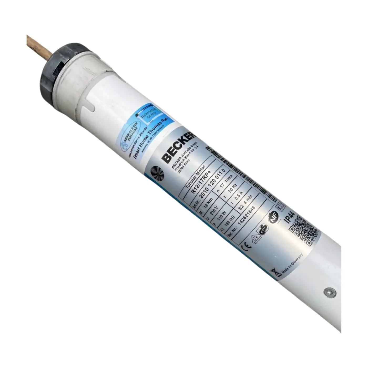 Becker R12/17RP+ Rohrmotor gebraucht & überholt | Fertigkasten-Systeme | geprüft