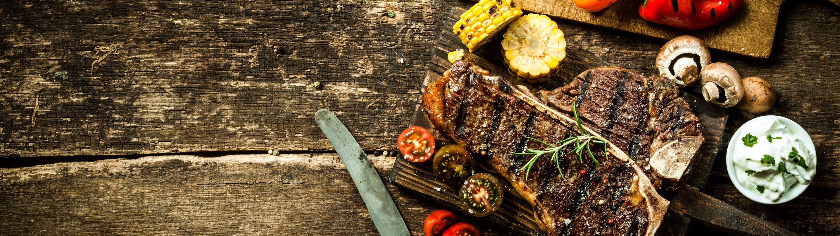 Arranged Food and Objects