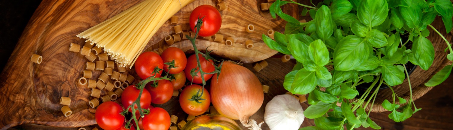 Arranged Food and Objects