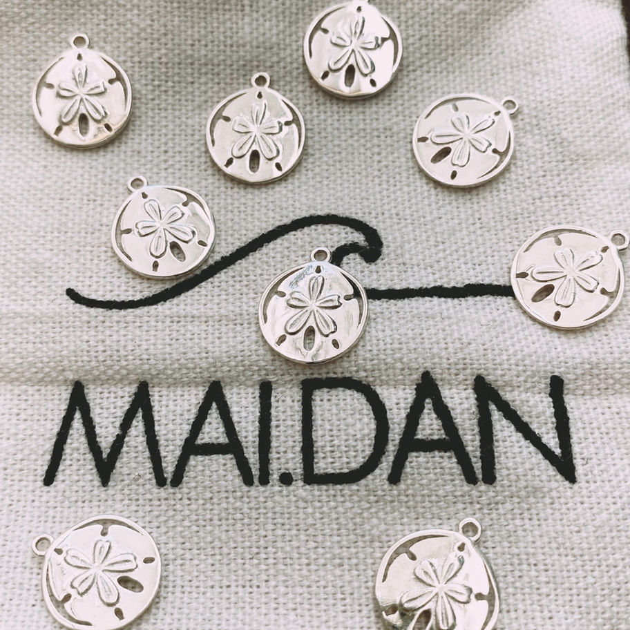 שרשרת כסף תליון סנד דולר