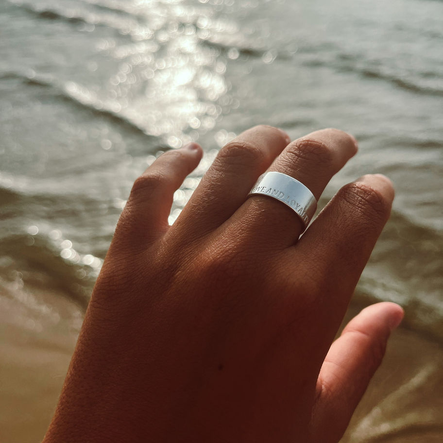 טבעת כסף סנונית