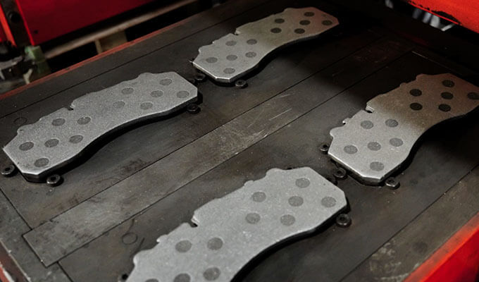 Steel back plate preparation- Ultra brake