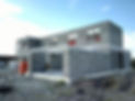 Incomplete concrete block house